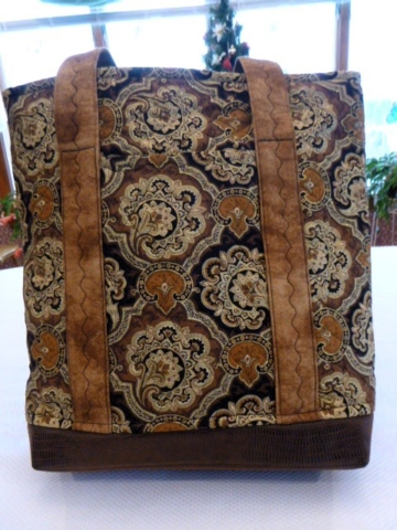 Brown Paisley bag