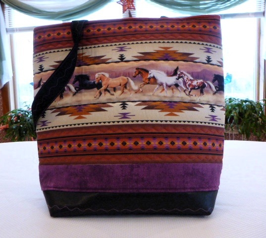 Bag w/ Running Horses design